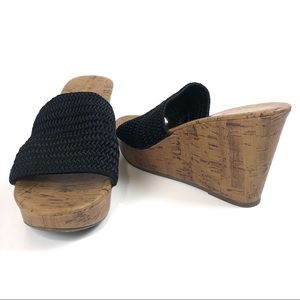 Montego Bay Club Platform Cork Wedge Sandals